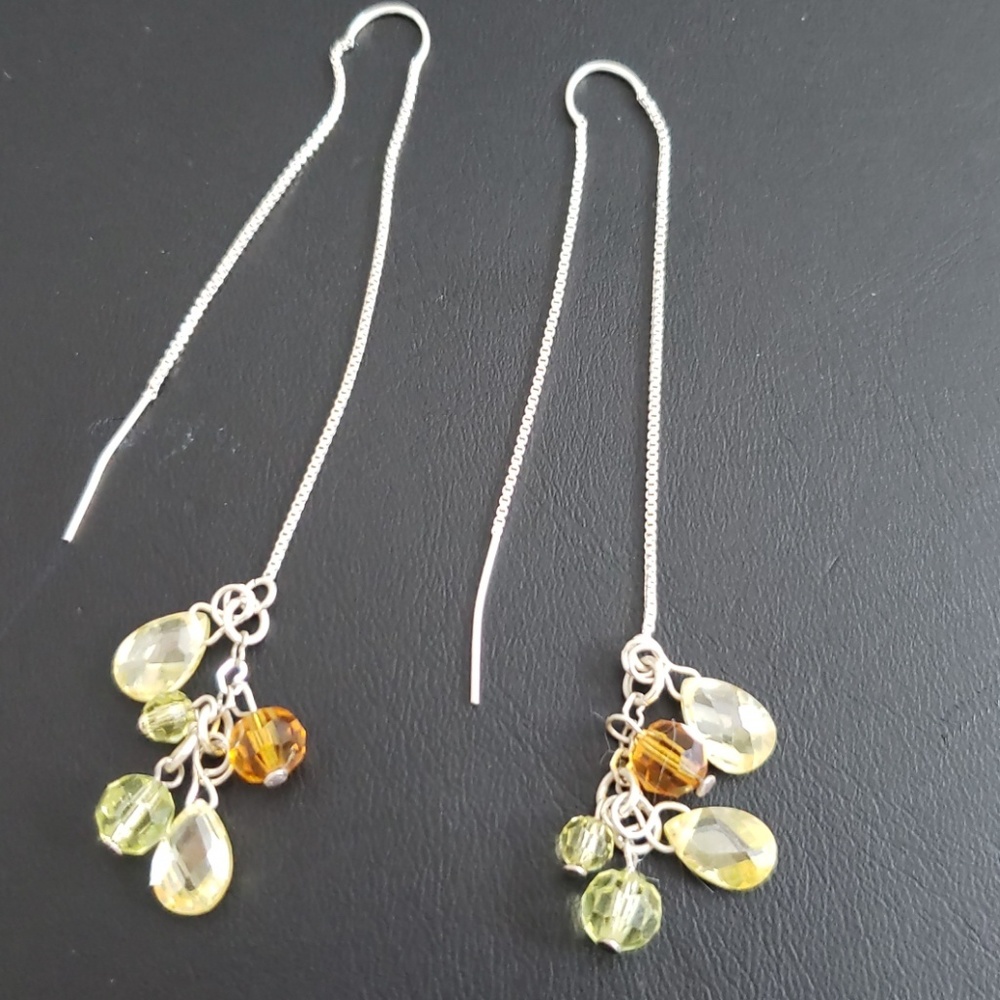 Long Dangling Earrings - image 1